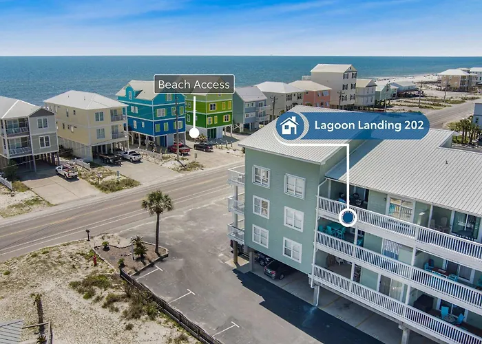 Lagoon Landing 202- Beautifully Decorated With Balcony & Pool Steps To & Lagoon Gulf Shores